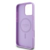 Zadný kryt Guess PU Grained Classic Logo MagSafe pre iPhone 16 Pro Purple