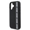 Zadný kryt DKNY 3D Rubber Repeat Logo Line pre iPhone 16 Black