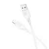 Dátový kábel Borofone BX113 Lenny USB-A - Lightning 2,4A 1m biely
