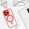 Zadný kryt Acrylic Color Magsafe pre Iphone 15 Plus červený