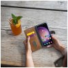 Flipové puzdro FIXED Opus pre Samsung Galaxy A16 5G, hnedé