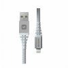 Dátový kábel Swissten ARAMID REINFORCED USB-A - Lightning 1,5 m biely