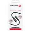 Dátový kábel Swissten Soft Silicone USB-C - Lightning 0,4 m čierny