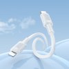 Dátový kábel Borofone BX111 Feliz - typ C na Lightning- PD 27W 1 meter biely