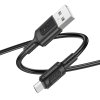Dátový kábel Borofone BX111 Feliz - USB na Micro USB - 2,4A 1 meter čierny