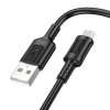 Dátový kábel Borofone BX111 Feliz - USB na Micro USB - 2,4A 1 meter čierny