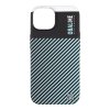 Zadný kryt OBAL:ME Flossy Stripes pre Apple iPhone 15 Black/Sky Blue