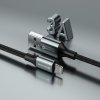 Dátový kábel Swissten Textile II USB-A - Lightning 1,5 m čierny