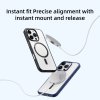 Zadný kryt Rock Guard Series Magnetic pre iPhone 16 clear-black