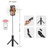 Selfie tripod tyč Blavec Coco P04 Bluetooth 0,7 m (SSCP04-TRB07) čierna
