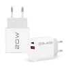 Rýchlonabíjačka Blavec BC2 s dátovým káblom USB-C Dual 20W (TCBC2-UCW20+CC) biela