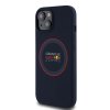 Zadný kryt Red Bull Silicone Red Ring MagSafe pre iPhone 14 Navy
