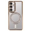 Zadný kryt Bling Magsafe pre Samsung Galaxy A35 5G zlatý