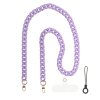 Šnúrka na mobil Chain fialová