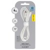 Dátový kábel Blavec Candy Braided USB-A - USB-C PD 60W 3A 1m (CCA-UC3W10) biely