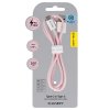 Dátový kábel Blavec Candy Braided USB-A - USB-C PD 60W 3A 1m (CCA-UC3P10) ružový