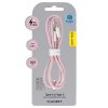Dátový kábel Blavec Candy Braided USB-C - USB-C PD 60W 3A 2m (CCA-CC3P20) ružový