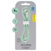 Dátový kábel Blavec Candy Braided USB-C - Lightning PD 20W 2.4A 3m (CCA-CL24GN30) zelený