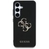 Originálny zadný kryt GUESS Grained Big 4G Logo Small Classic Logo pre Samsung Galaxy S25 black