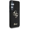 Originálny zadný kryt GUESS Fixed Glitter Big 4G Metal Logo pre Samsung Galaxy S25 black