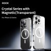 Zadný kryt Rock Crystal Series Magnetic pre iPhone 16 Plus transparentný