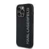 Zadný kryt Karl Lagerfeld 3D Rubber Glitter Logo pre iPhone 13 Pro Black