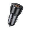 Adaptér do auta Yesido Y64 rychlonabíjací 50W Dual čierný
