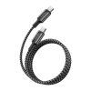Dátový kábel Benks D49 Braided USB-C - USB-C PD 60W 3A 1,2 m čierny