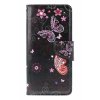 Knižkové puzdro Design na Xiaomi Redmi Note 14 5G Fialoví motýle čierne