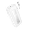 Powerbanka Borofone BJ74 Hermoso 10000mAh s funkciou rýchlonabíjania 20W s káblom USB-C biela