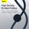 Datový kábel Baseus High Density Braided Series Fast Charging USB-C - Lightning 20W 1m Modrý