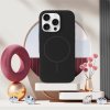 Zadný kryt Magsafe Slim Silicone pre iPhone 16 Pro čierny