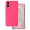 Zadný kryt Silicone Lite pre Samsung Galaxy S25 Edge fuchsiový
