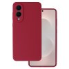 Zadný kryt Silicone Lite pre Samsung Galaxy S25 Edge burgundy