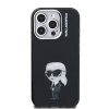 Zadný kryt Karl Lagerfeld IML Aquarelle Karl pre iPhone 15 Pro Black