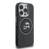 Zadný kryt Karl Lagerfeld IML K&CH Heads Repeated Logo MagSafe pre iPhone 15 Pro Black