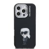 Zadný kryt Karl Lagerfeld IML Aquarelle Karl pre iPhone 16 Pro Black