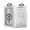 Zadný kryt Karl Lagerfeld IML Glitter Karl a Choupette Sketch MagSafe pre iPhone 16 Pro Max Čierny