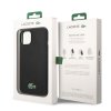 Zadný kryt Lacoste Liquid Silicone Microfiber Croc Logo MagSafe pre iPhone 13/14/15 Čierny