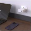 Sieťový GaN adaptér FIXED s 3× USB‑C a USB výstupom, podpora PD 3.0, 120 W, biely