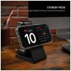 Stojan s bezdrôtovým nabíjaním 3v1 FIXED MagPowerstation Alu 2 s podporou MagSafe, 15 W+3,5 W+2,5 W, Qi2, čierny