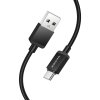 Datový kábel Borofone BX120 Placer USB-A – USB-C 3A 1 m čierny