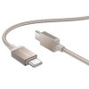 Dátový kábel Borofone BX120 Placer USB-C – USB-C PD 60 W 1 m zlatý