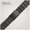 Titanový remienok FIXED Titanium Strap pre Garmin QuickFit 22 mm, čierny