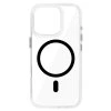 Zadný kryt Glossy Magsafe Clear iPhone 15 Pro Max čierny