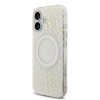 Zadný kryt Guess IML Flowers Allover Strap MagSafe pre iPhone 17 White