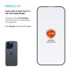 Ultra odolné tvrdené sklo FIXED Armor s Anti-dust aplikátorom a AR vrstvou pre Apple iPhone 17 Pro, čierne