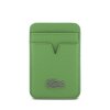 Zadný kryt Lacoste Iconic Petit Pique MagSafe + peňaženka pre iPhone 17 Pro Green