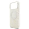 Zadný kryt Guess IML Flowers Allover Strap MagSafe pre iPhone 17 Pro Max White