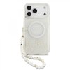 Zadný kryt Guess IML Flowers Allover Strap MagSafe pre iPhone 17 Pro Max White